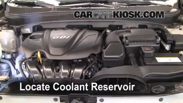 2011 Hyundai Sonata GLS 2.4L 4 Cyl. Coolant (Antifreeze) Flush Coolant